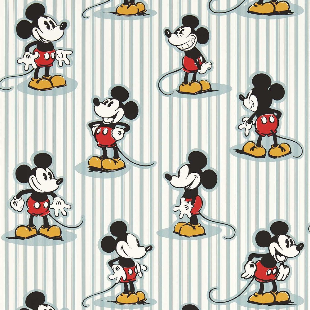 Disneys Mickey Stripe Wallpaper